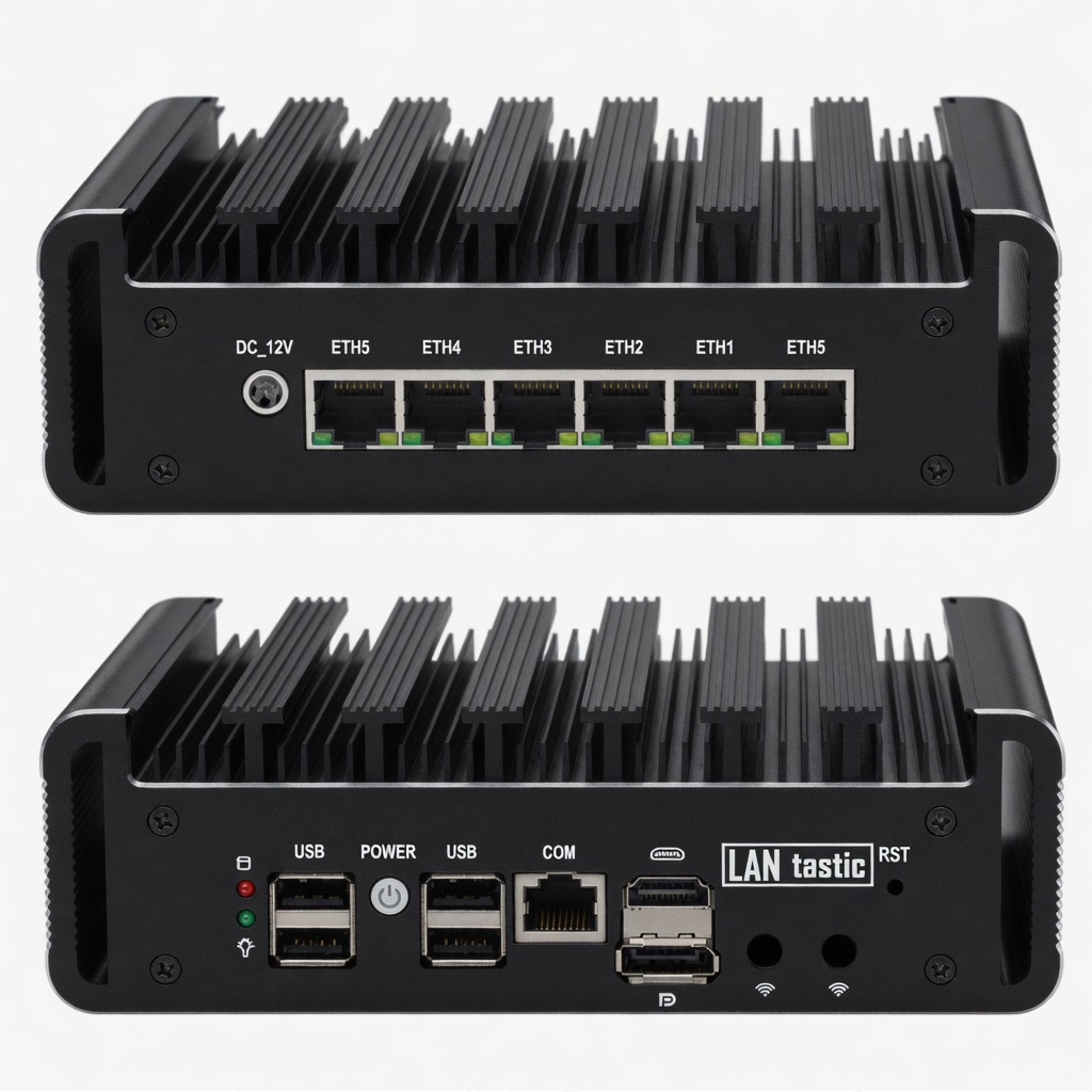 LANtastic managed edge router with multi-WAN ports